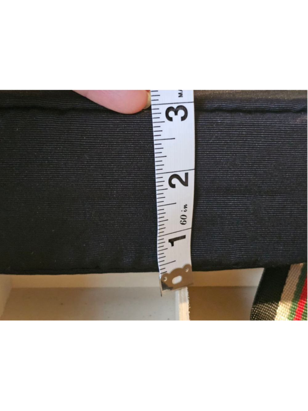 Gucci Nylon Black Zip Clutch w/Sherry Line Crossbody Strap Added NWOT - Picture 11 of 16